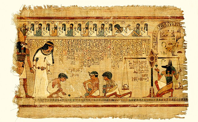 Лист папируса