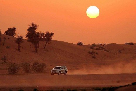 Пустыня на закате